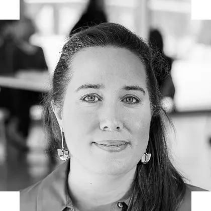 Portrait de Marie-Ève D'Amour, facilitatrice graphique à L'ILOT coop